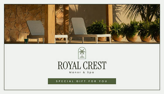 Selección de tarjetas de regalo de hotel y bienestar