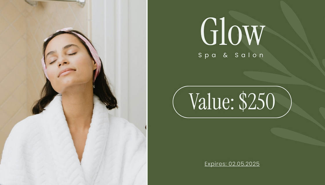 Hotel and Wellness Gift Card Selection Renderforest