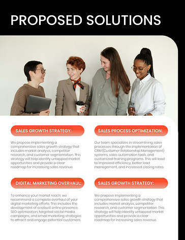 نموذج عروض مبيعات احترافية