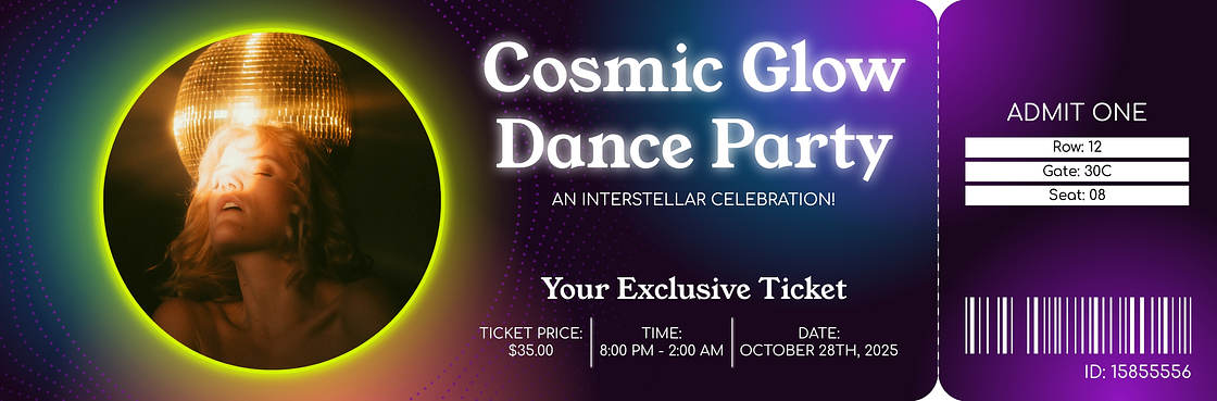 Vibrant Party Tickets Renderforest