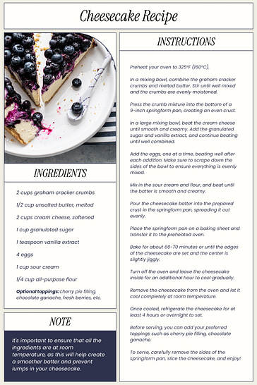 بطاقات وصفات شرائح جميلة