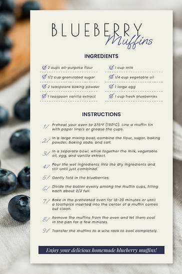 بطاقات وصفات شرائح جميلة