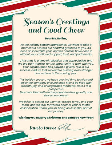 Papéis Timbrados Festivos de Natal