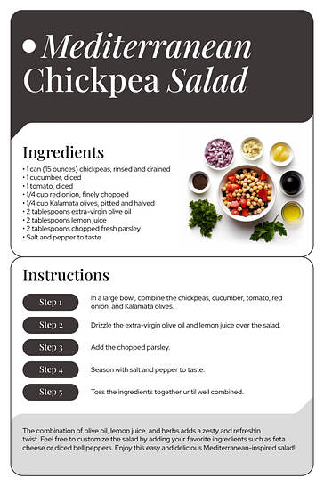 Ästhetische Rezeptkartenvorlagen