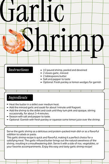 Ästhetische Rezeptkartenvorlagen