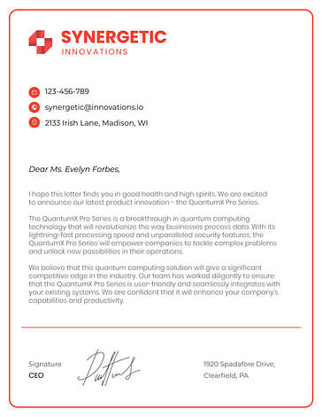 Colección de papelería ejecutiva