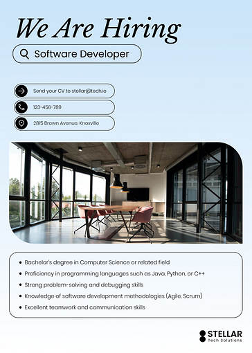 Vacancy Opening Announcements | Renderforest