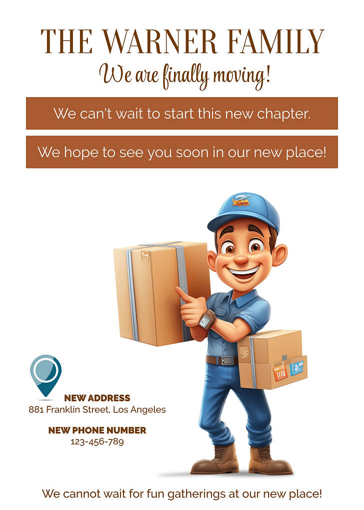 Address Update Announcements | Renderforest