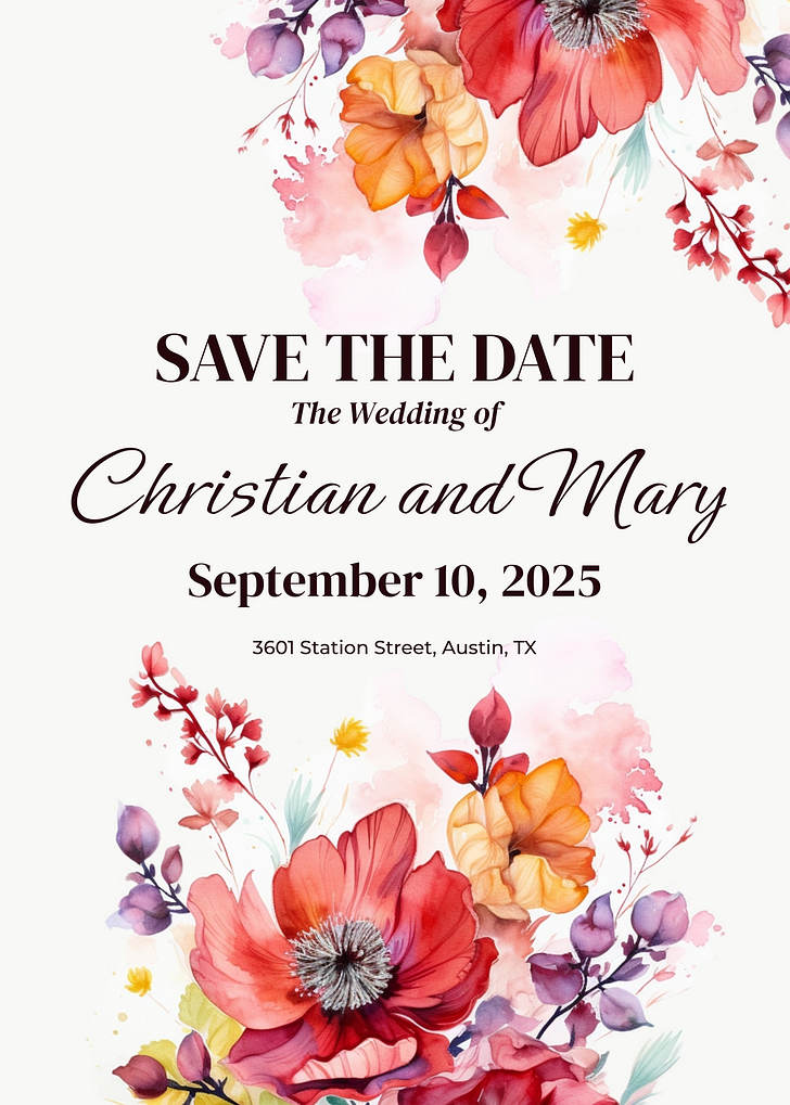 Elegant Wedding Announcement Templates | Renderforest
