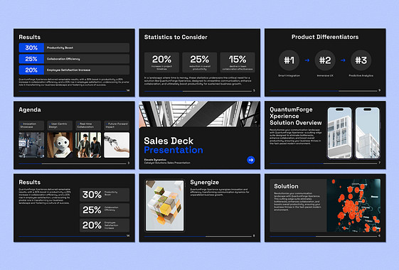 Apresentação Moderna de Deck de Propostas