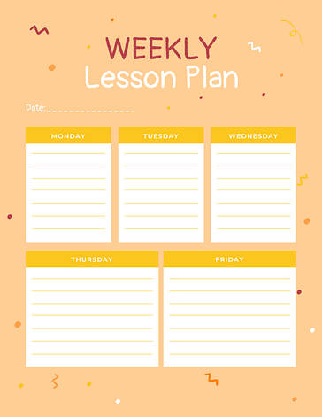 楽しいレッスンプランのテンプレート