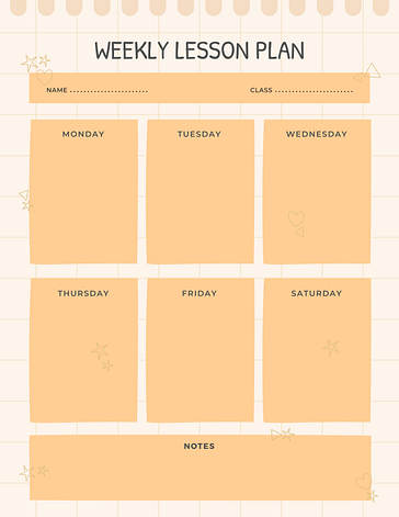 楽しいレッスンプランのテンプレート