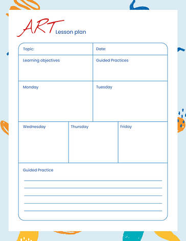 教師用授業プラン用テンプレート