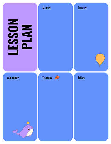 نماذج خطة دروس رياض الأطفال