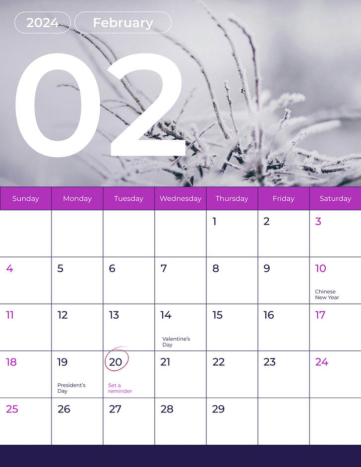 Calendar Lesson Plan Templates | Renderforest