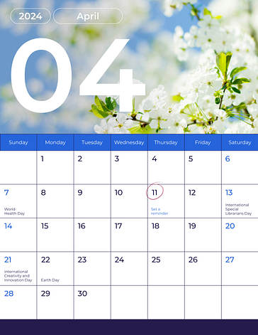 Planos de Aula com Modelos de Calendário