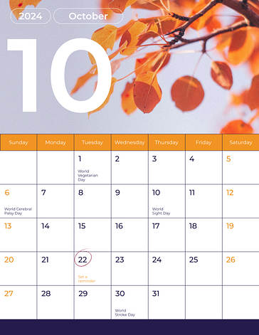 Planos de Aula com Modelos de Calendário