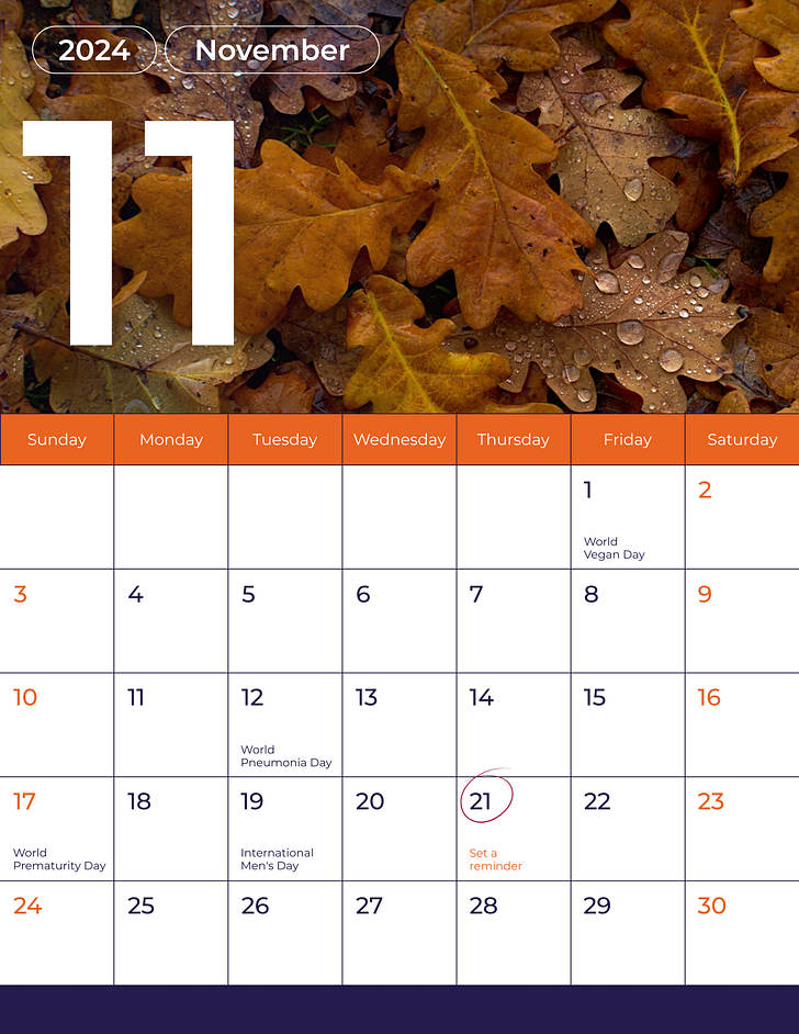 Calendar Lesson Plan Templates | Renderforest
