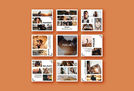 Ästhetische Fotografie Kollagen