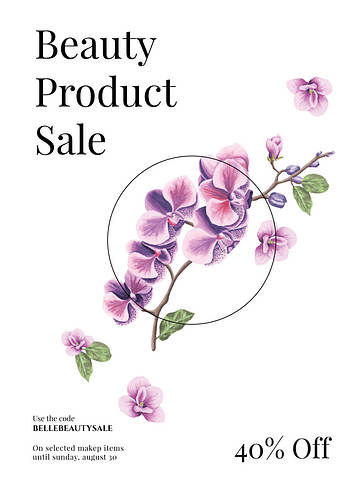 Set Floral de Marca de Belleza