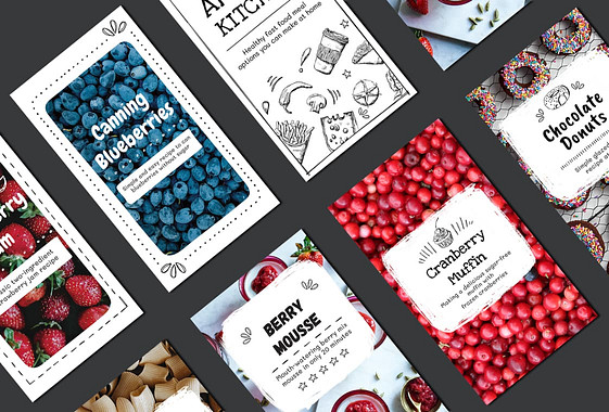 Kit de conceptions du blog culinaire