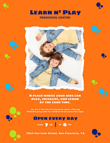 Imprimibles de Centro de Aprendizaje Infantil