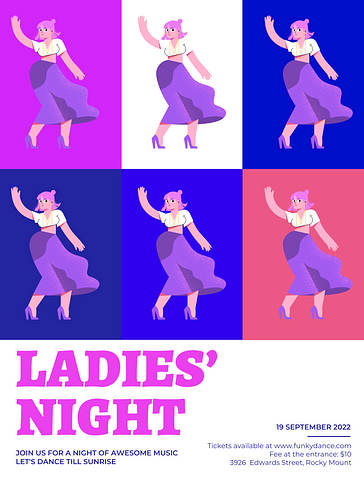 Kit de Designs Noite de Dança Animada