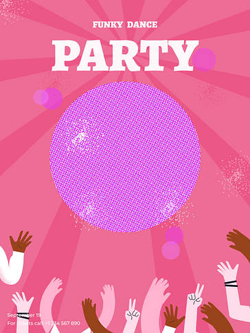 Kit de Designs Noite de Dança Animada