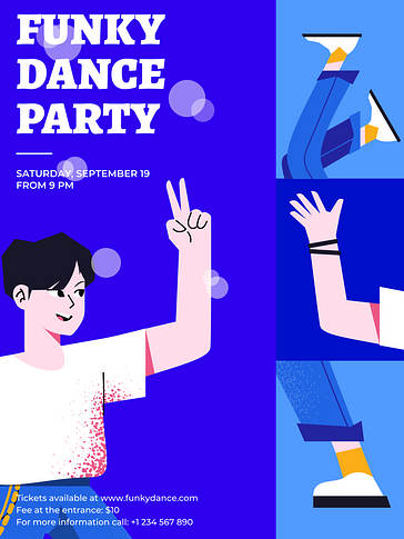 Kit de Designs Noite de Dança Animada