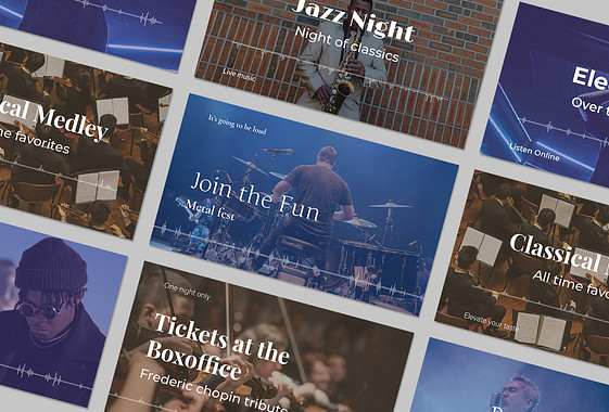 Pack complet de promotion de la musique