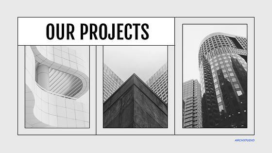 Diapositives du portfolio architectural
