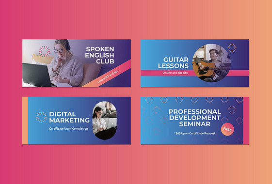 Pack pour divers cours en ligne