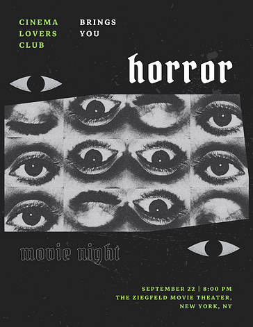 Materiais Imprimíveis de Filmes de Terror