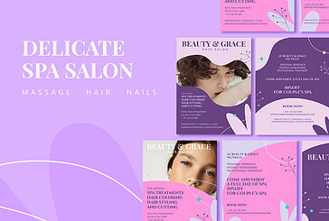 Imprimés pour les salons de spa