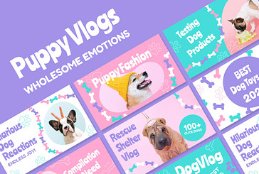 Pack promo Vlog chiot