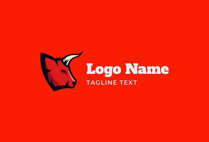 Powerful Bull Logos | Renderforest