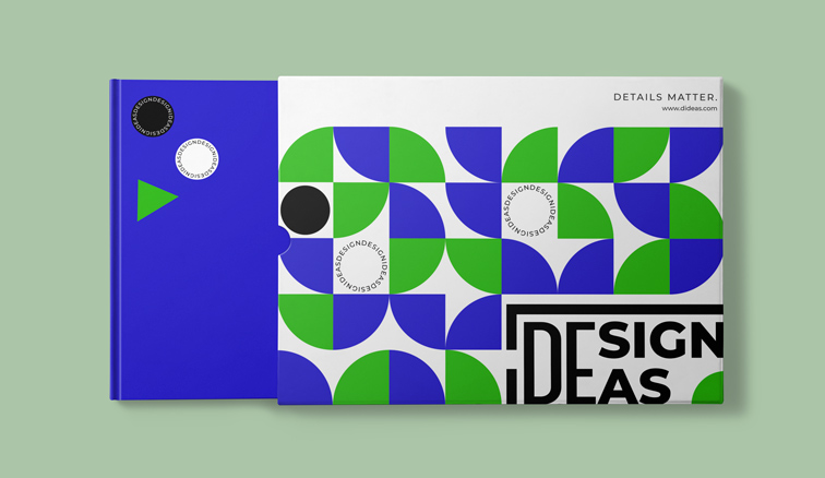 Cuaderno de tapa dura con su funda