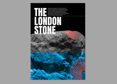 Cartaz sobre um fundo cinza