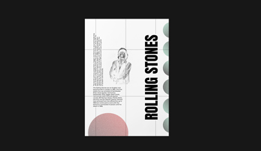 Vista superior de um cartaz sobre um fundo escuro