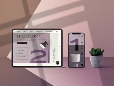 iPad, iPhone, et un pot à plantes à l'ombre