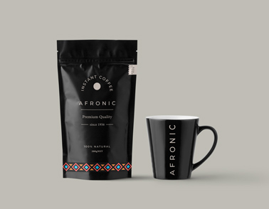 Sealed Coffee Bag With a Cup