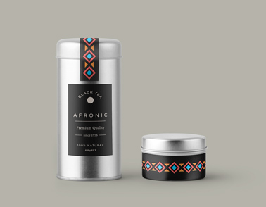 Metallic Coffee and Tea Containers