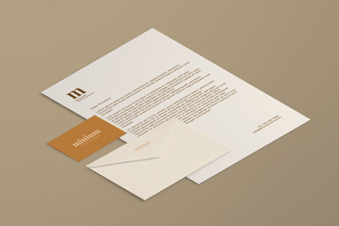 Carte de visite, flyer et enveloppe