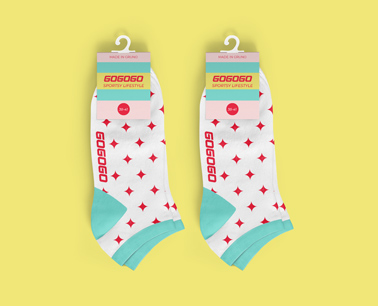Two Pairs of Socks with Hang Tags
