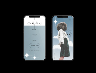 Dois iPhones em um Fundo Preto