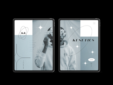 Dois iPad Pros em um Fundo Preto