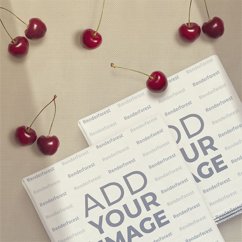 Elegant Restaurant Napkins Pack Renderforest