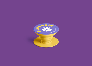 Unfolded Pop Socket Side View