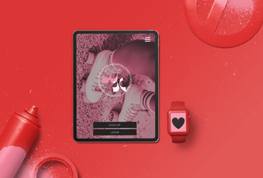 Vertical iPad with a Smartwatch