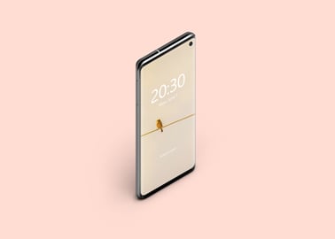 Samsung Galaxy S10 - vista superior
